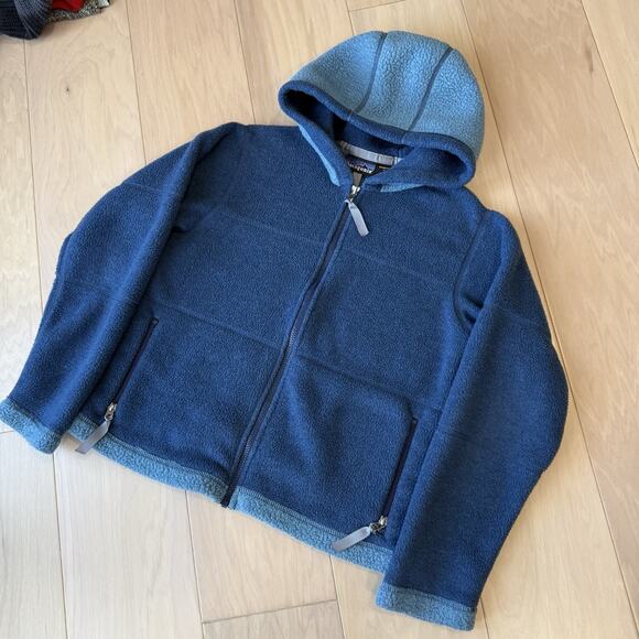 Vintage Patagonia Synchilla Arctic Jacket Women's Small Blue Full Zip Outerwear - Picture 12 of 12